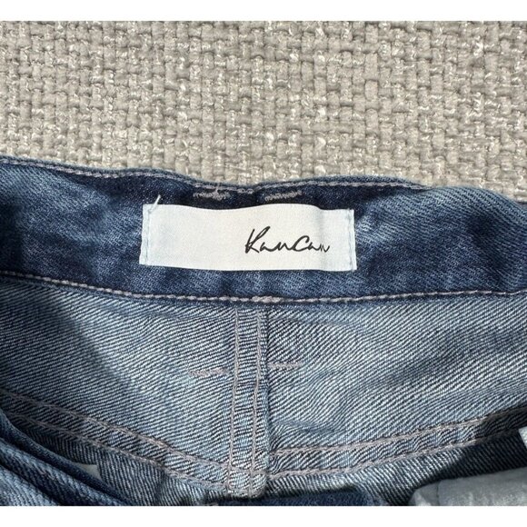 KanCan Blue Distressed Flare Jeans - Picture 6 of 12